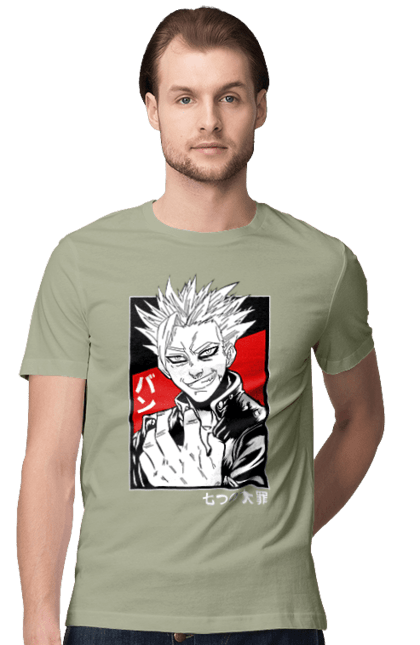 Men's t-shirt with prints Seven deadly sins Ban. Anime, ban, manga, seven deadly sins. 2070702