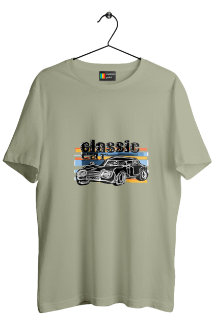 Men`s t-shirt with prints Print Classic Car. Car, classic, retro car, vintage car. 2070702