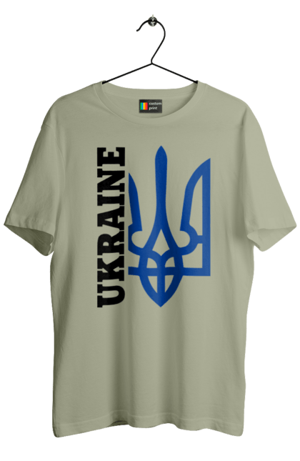 Футболка чоловіча з принтом "Герб України". Герб, україна. 2070702