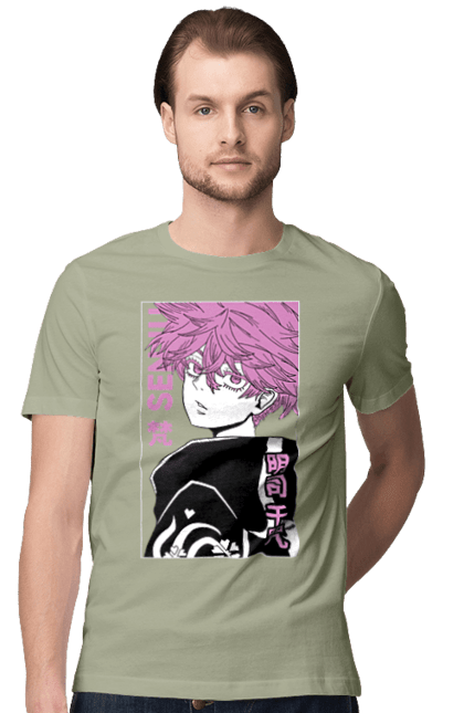 Men's t-shirt with prints Tokyo Avengers Senju Kawaragi. Action movie, anime, fantasy, game, manga, senju kawaragi, thriller, tokyo avengers, tokyo revengers, tv series. 2070702