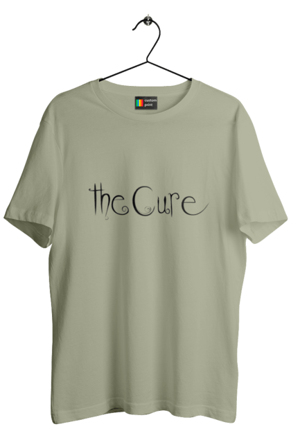 Футболка мужская с принтом The Cure. Cure, kiss me, альтернативный рок, готик-рок, группа, дрим-поп, музыка, новая волна, постпанк, рок. 2070702