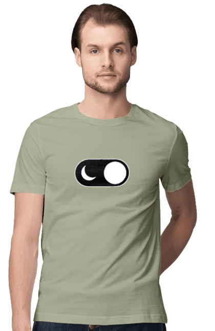 Футболка чоловіча з принтом "Нічний режим". Angular, c, css, html, it, javascript, jquery, php, python, react, svelt, vue, айтишник, айті, гумор, код, кодувати, прогер, програміст, програмісти, ти ж, ти ж програміст, тиж програміст. 2070702