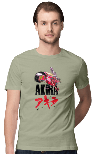 Men's t-shirt with prints Akira. Akira, anime, cyberpunk, manga, shotaro kaneda, tetsuo shima. 2070702