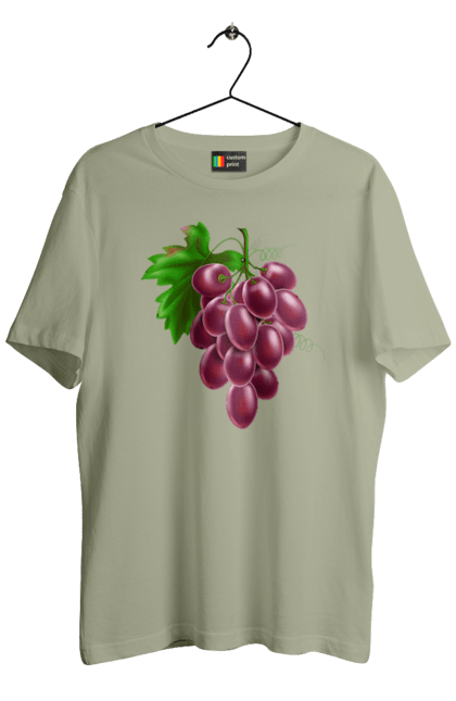 Men`s t-shirt with prints Grapes. Grapes. 2070702