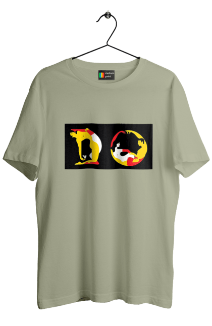 Футболка чоловіча з принтом "Розтяжка По Дорослому". Пози, розтяжка. 2070702