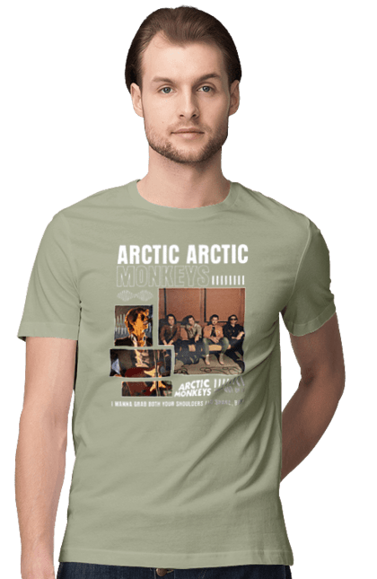 Футболка чоловіча з принтом "Arctic Monkeys". Arctic monkeys, арктичні мавпи, гаражний рок, група, інді рок, музика, постпанк ривайвл, психоделічний рок, рок. 2070702