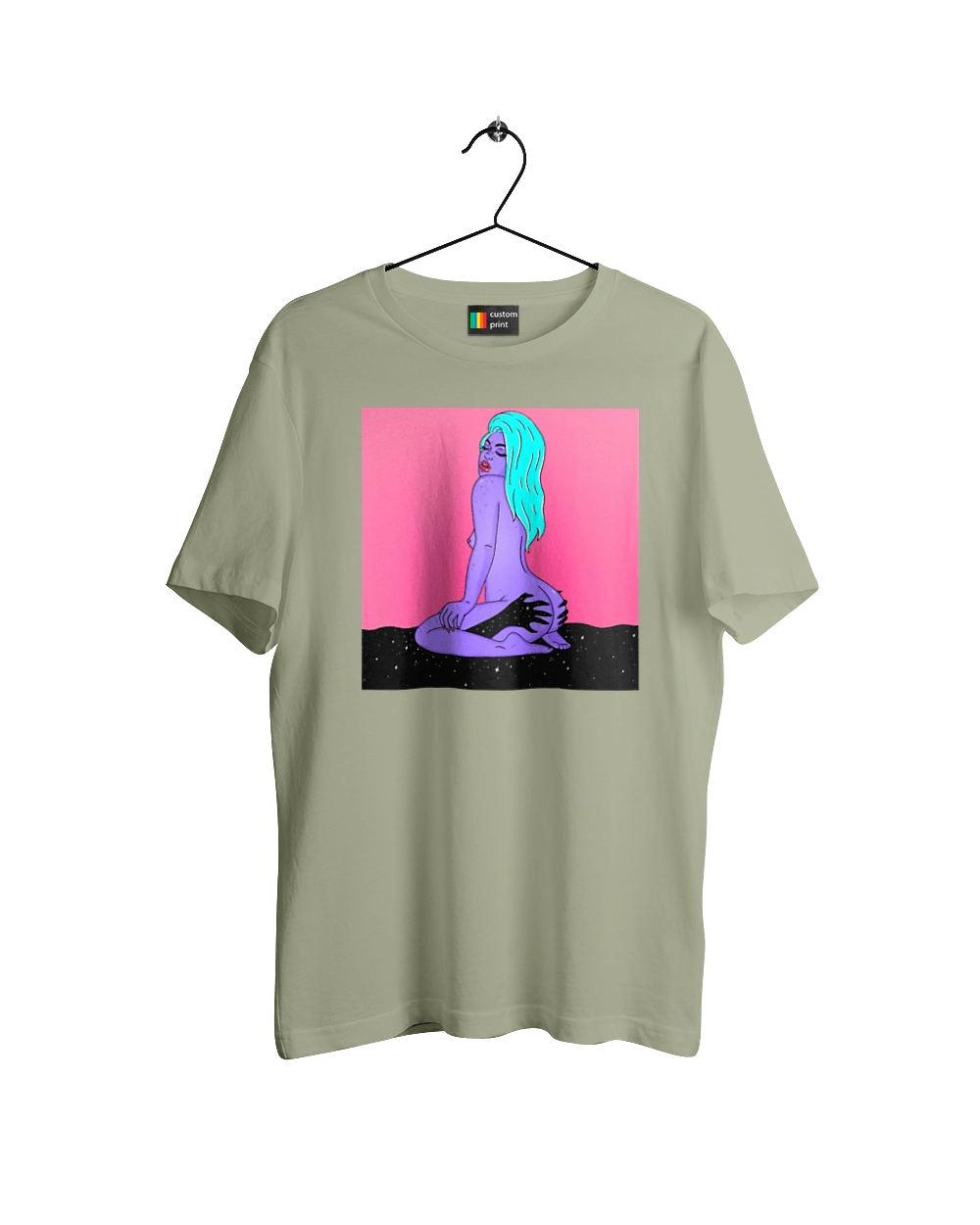 Purple Girl In Hands