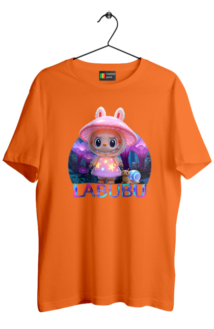 Футболка чоловіча з принтом "Лабубу". Брелок лабубу, іграшка лабубу, лабубу, лабубу кока кола, лялька лабубу, мерч лабубу, мила, рожева лабубу, смішна лабубу. 2070702