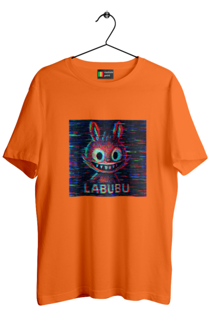 Футболка чоловіча з принтом "Лабубу". Crt, rgb, глітч, кіберпанк, лабубу, пікселі, ретро, спотворення, цифрове мистецтво, шум. 2070702