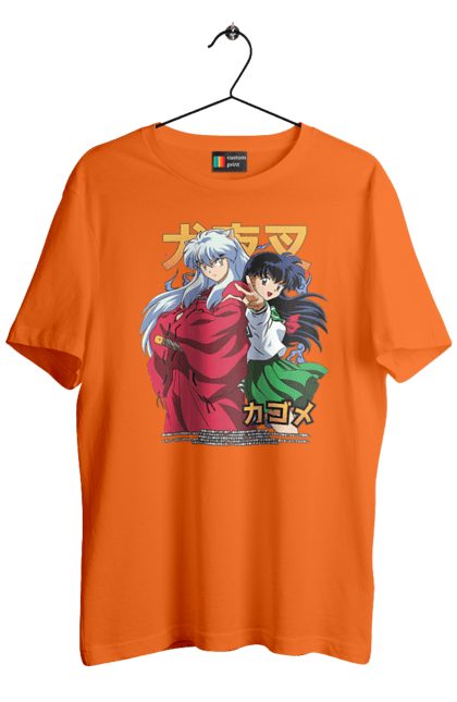 Футболка чоловіча з принтом "Inuyasha". Anime, inuyasha, manga, rumiko takahashi, аніме, демон охоронець, манга, руміко такахасі. 2070702