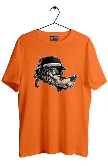 Футболка чоловіча з принтом "Вовк Байкер". Байк, байкер, вовк, волчара, захоплення, змагання, зуби, каска, мото, мотор, мотоцикл, мотоцикліст, мульт, мультик, мультфільм, мультяшний, ну почекай, посмішка, спорт, стиль, стильний, усмішка, хобі, шолом. 2070702