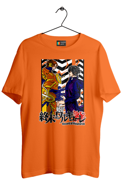 Men's t-shirt with prints Record of Ragnarok Nikola Tesla VS Beelzebub. Anime, beelzebub, comics, manga, netflix, nikola tesla, record of ragnarok. 2070702