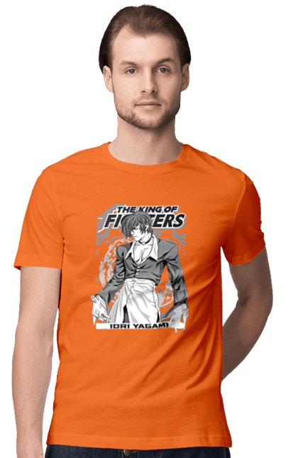 Men's t-shirt with prints The King of Fighters Iori Yagami. Game, iori yagami, king of fighters, rivals, video game. 2070702