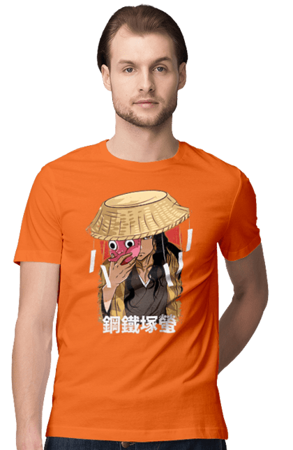 Men's t-shirt with prints Demon Slayer Hotaru Haganezuka. Anime, blacksmith, demon slayer, hotaru haganezuka, kimetsu no yaiba, manga. 2070702