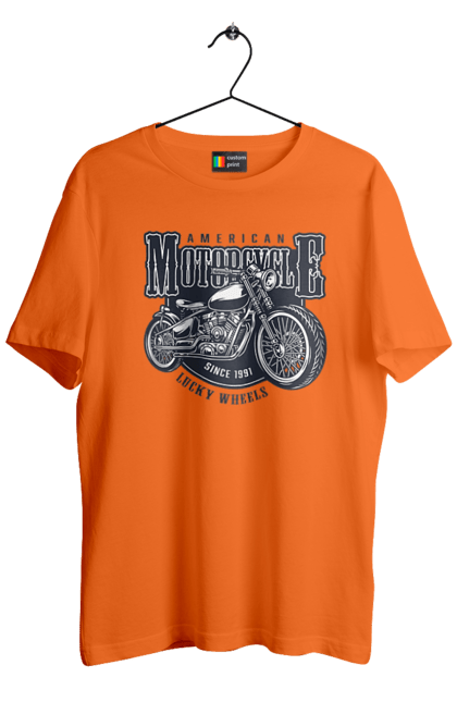 Футболка чоловіча з принтом "Крутий vintage мотоцикл". Америка, вінтаж, вінтажний, гарний, мотоцикл, мотоцикли, ретро, стильно, стильовий, чоловічий. 2070702