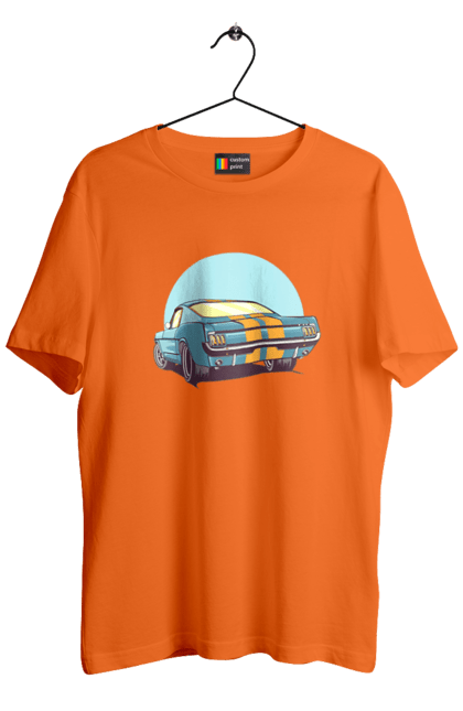 Футболка чоловіча з принтом "Авто". Авто, герой, гроші, монстр, музика, новий, персонаж, робот, супер герой. 2070702