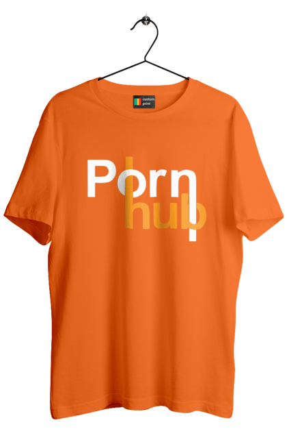 Футболка чоловіча з принтом "Porn hub". Гумор, зсу хаб, порно хаб, порнохаб, приколы. 2070702