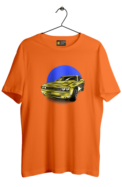 Men`s t-shirt with prints Ukrainian sports car. Auto, machine, muscle car, powerful car, speed, sports car, ukrainian sports car. 2070702