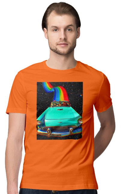 Картина, машина в космосе