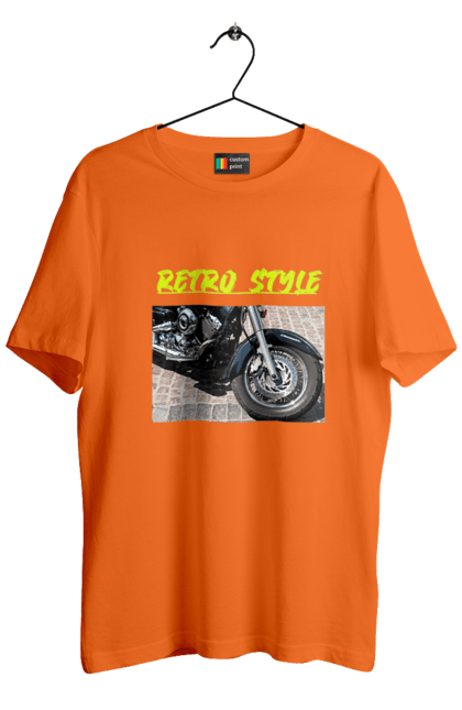 Футболка чоловіча з принтом "Мото2". Байк, дорога, мотоцикл, ретро, стиль, швидкість. 2070702