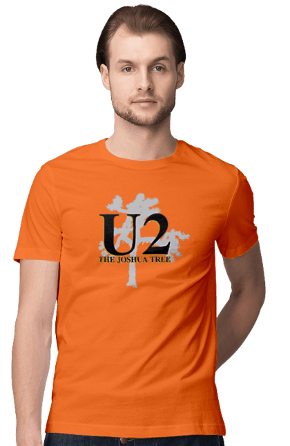 Men's t-shirt with prints Group U2. Alternative rock, dance rock, group, music, post-punk, rock, soft rock, tour. 2070702