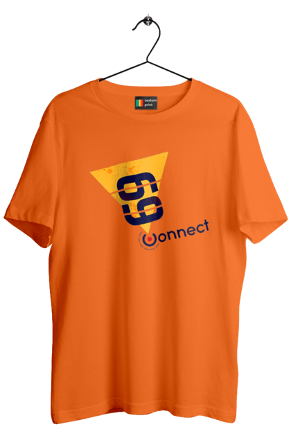 Футболка чоловіча з принтом "69  є контакт". Жарт, контакт, прикол, секс. 2070702