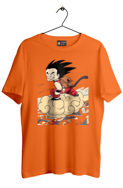 Футболка чоловіча з принтом "Перли дракона Сон Гоку". Dragon ball, manga, son goku, аніме, гоку, манга, перли дракона, сон гоку. 2070702