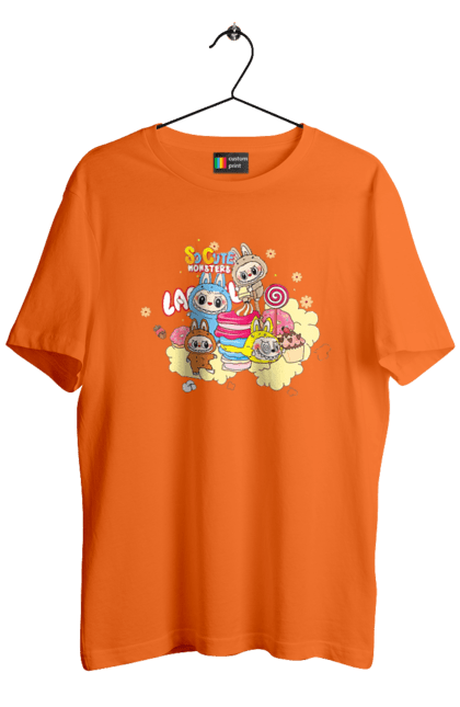 Men`s t-shirt with prints Labubu. Labubu, toys, weird cute. 2070702