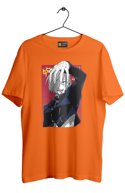 Men's t-shirt with prints Jujutsu Kaisen Nobara. Anime, dark fantasy, jujutsu kaisen, magic battle, manga, mystic, nobara, nobara kugisaki. 2070702