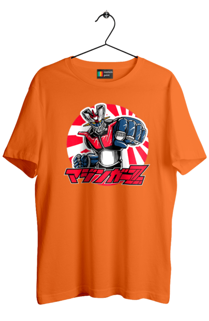 Футболка чоловіча з принтом "Mazinger Z Грендайзер". Goldorak, goldrake, grendizer, mazinger z, mecha, аніме, грендайзер, манга, меха, роботи. 2070702