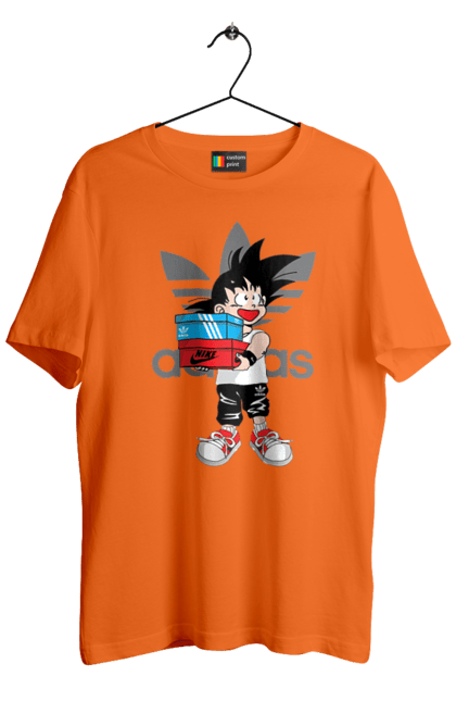 Футболка мужская с принтом Adidas Сон Гоку. Adidas, anime, dragon ball, son goku, адидас, аниме, гоку, жемчуг дракона, манга, сон гоку. 2070702