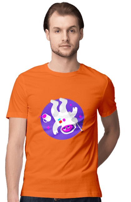 Футболка чоловіча з принтом "Космічний програміст". Angular, c, css, html, it, javascript, jquery, php, python, react, svelt, vue, айтишник, айті, гумор, код, кодувати, прогер, програміст, програмісти, ти ж, ти ж програміст, тиж програміст. 2070702