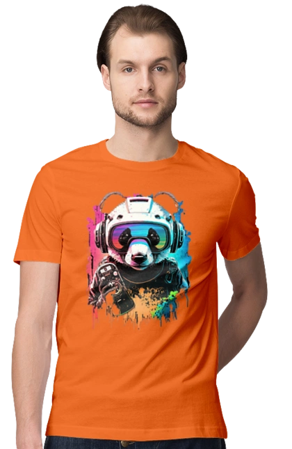 Панда в VR шолом