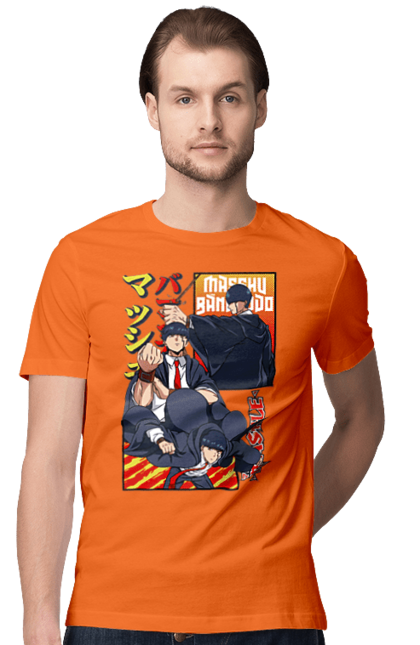 Men's t-shirt with prints Magic and Muscles Mash Burnedead. Adventure, comedy, magic and muscles, manga, mash burnedead. 2070702