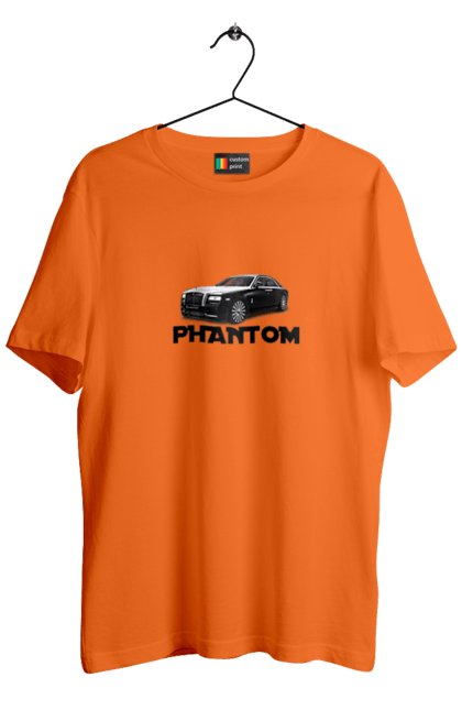 Men`s t-shirt with prints Rolls royce. Auto, car, luxury class, phantom, rolls royce, sedan. 2070702