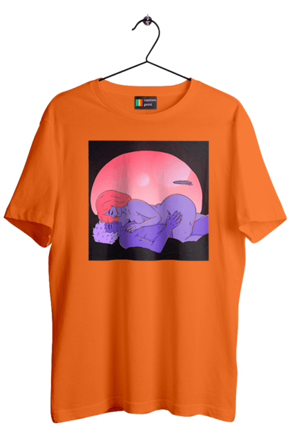 Футболка чоловіча з принтом "Інопланетяни Дівчина І Хлопець". Голі, дівчина, хлопець. 2070702