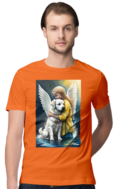 Дівчинка та собака ангел [память загиблим тваринам]