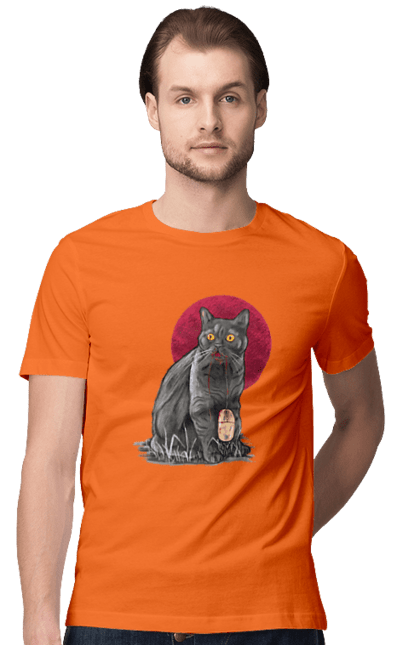 Футболка чоловіча з принтом "Кот програміст та мишка 404 День програміста". 404, andoid, aws, backend, c++, cloud, css, data, dev, devops, frontend, git, github, go, golang, google, html, ios, java, jquery, js, linux, nodejs, php, python, react, science, script, web, ай ті, айтішник, геймер, гик, кит, клавиши, код, комп, мем, мишка, ошибка, пародия, програміст, смешное, хакер. 2070702