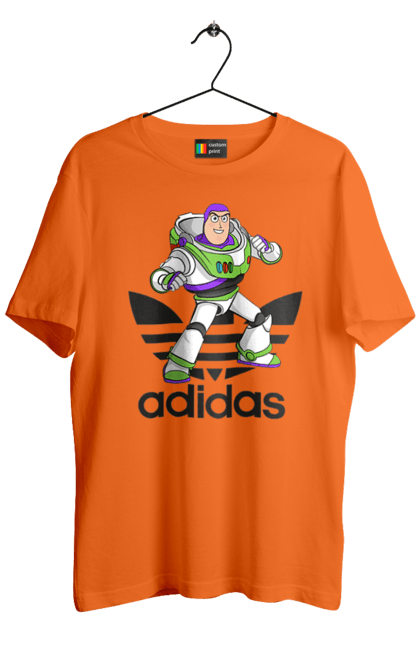 Футболка чоловіча з принтом "Adidas Базз Лайтер". Adidas, buzz lightyear, toy story, адідас, базз лайтер, історія іграшок, мультфільм. 2070702