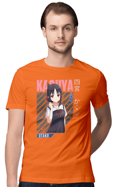 Men's t-shirt with prints Kaguya sama: Love Is War. Comedy, kaguya-sama, manga, mistress kaguya, romance. 2070702