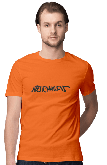 Men's t-shirt with prints Arctic Monkeys. Arctic monkeys, garage rock, group, indie rock, music, post-punk revival, psychedelic rock, rock. 2070702