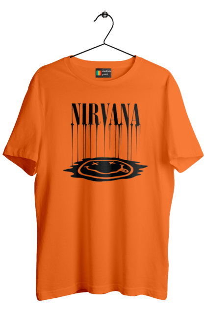 Men's t-shirt with prints Nirvana. Alternative rock, grunge, hard rock, kurt cobain, nirvana, punk rock, rock band. 2070702