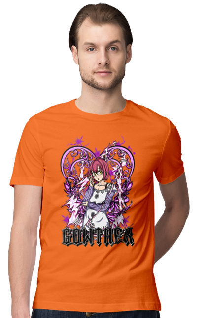 Men's t-shirt with prints Seven Deadly Sins Gowther. Adventures, anime, comedy, fantasy, gowther, manga, seven deadly sins. 2070702