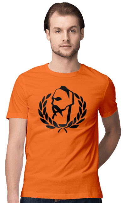 Men`s t-shirt with prints Cossack wreath. Cossack, ukraine, wreath. 2070702