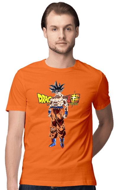 Футболка мужская с принтом Жемчуг дракона Сон Гоку. Anime, dragon ball, manga, son goku, tv series, аниме, гоку, жемчуг дракона, манга, сон гоку. 2070702