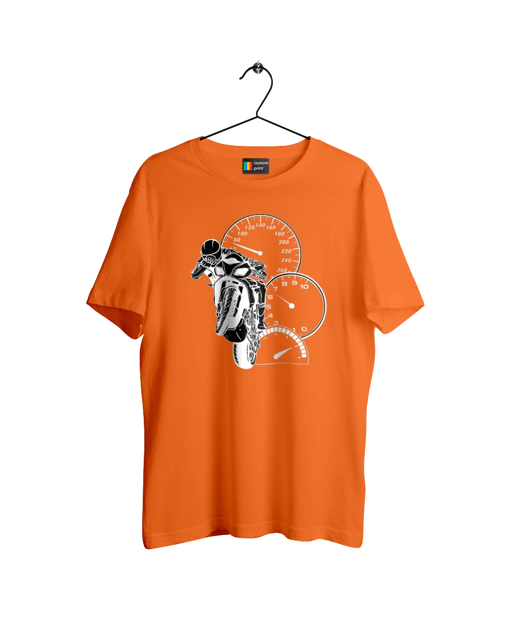 Motorcycle And Speed White