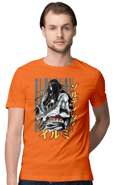 Men's t-shirt with prints Hunter × Hunter Illumi Zoldyck. Anime, hunter, hunter × hunter, hunter hunter, illumi, illumi zoldyck, manga, zoldyck. 2070702