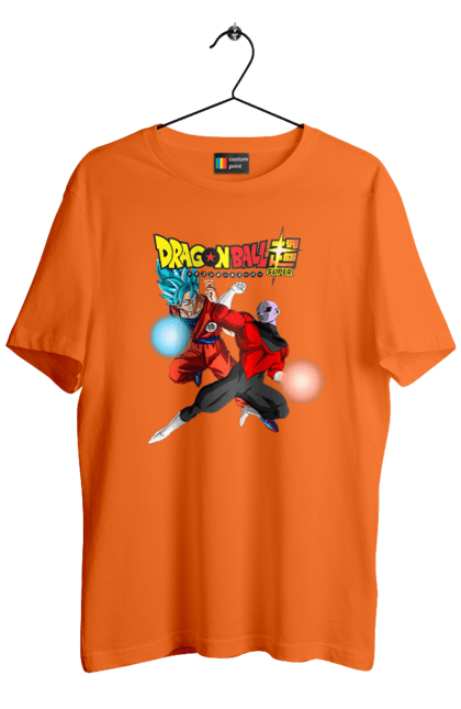 Men's t-shirt with prints Dragon Ball Son Goku. Anime, dragon ball, goku, manga, son goku, tv series. 2070702