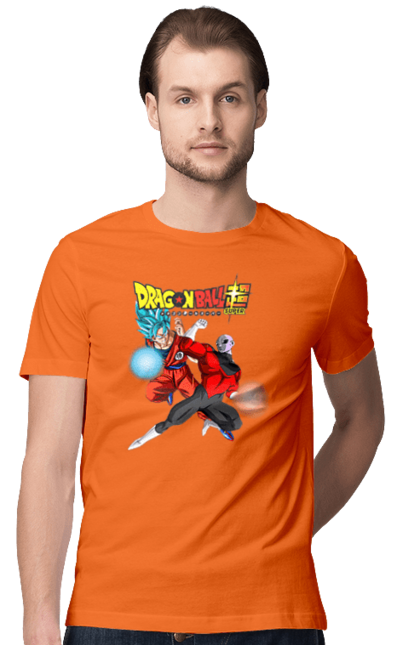 Men's t-shirt with prints Dragon Ball Son Goku. Anime, dragon ball, goku, manga, son goku, tv series. 2070702