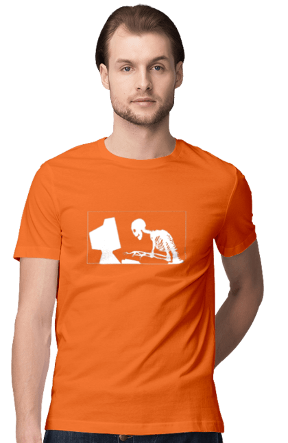 Футболка чоловіча з принтом "Програміст". Angular, c, css, html, it, javascript, jquery, php, python, react, svelt, vue, айтишник, айті, гумор, код, кодувати, прогер, програміст, програмісти, ти ж, ти ж програміст, тиж програміст. 2070702